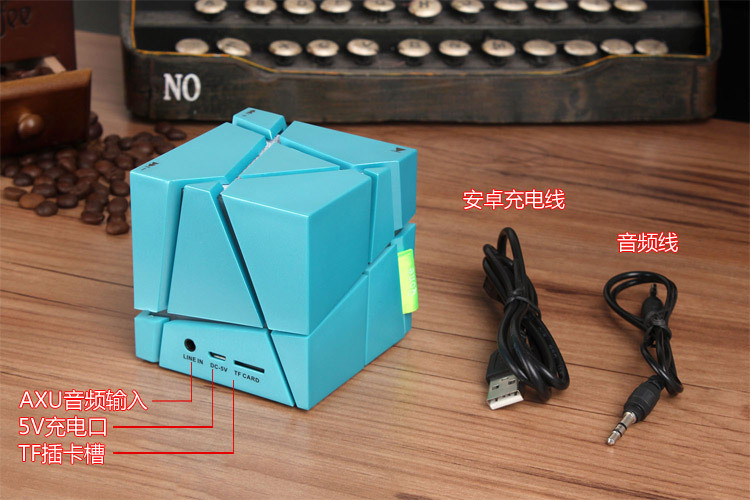 Qone Lantern kabelloser Bluetooth-Lautsprecher – Rubik’s Cube-Design, super Tonqualität - Image 4