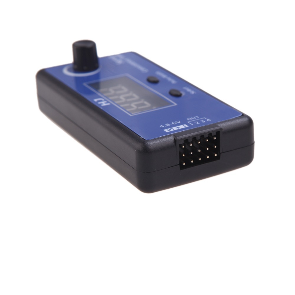 HJ Multi Function Digital Analog Servo Tester Motor ESC Speed Controller for RC Aircraft Model - Image 3