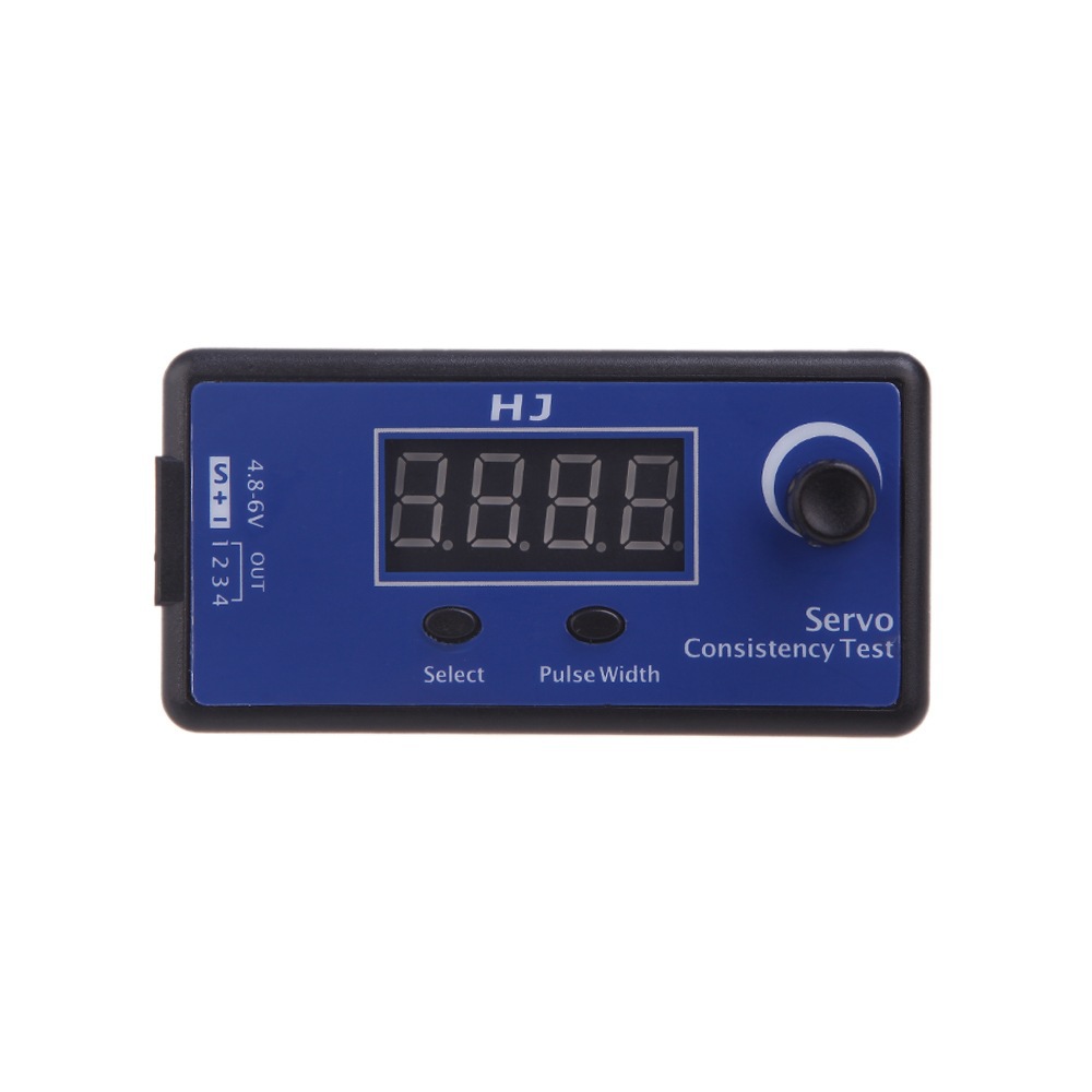 HJ Multi Function Digital Analog Servo Tester Motor ESC Speed Controller for RC Aircraft Model - Image 2