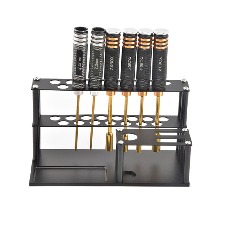 RC Model Car Aircraft Screwdriver Wrench Storage Rack Aluminum 12216 - Image 3