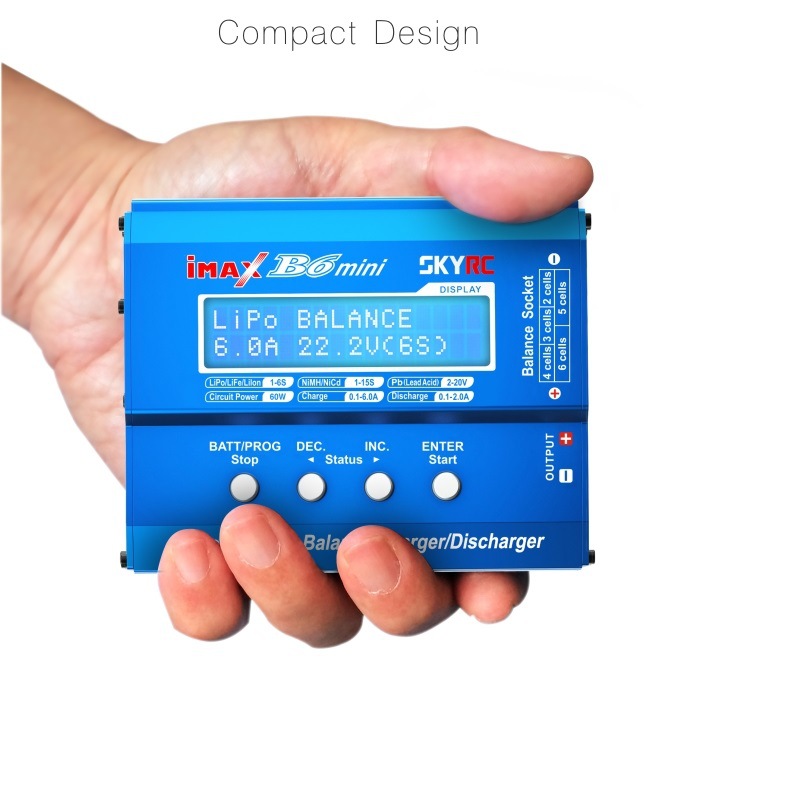 SkyRC B6 Mini Smart Balance Charger Discharger for RC Batteries - Image 5