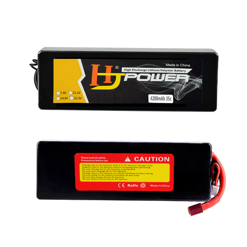RC-Auto-Hartschalen-Lithium-Akku 2S 7,4 V 4200 mAh 35C für ferngesteuerte Offroad-Trucks und Kletterfahrzeuge - Image 5