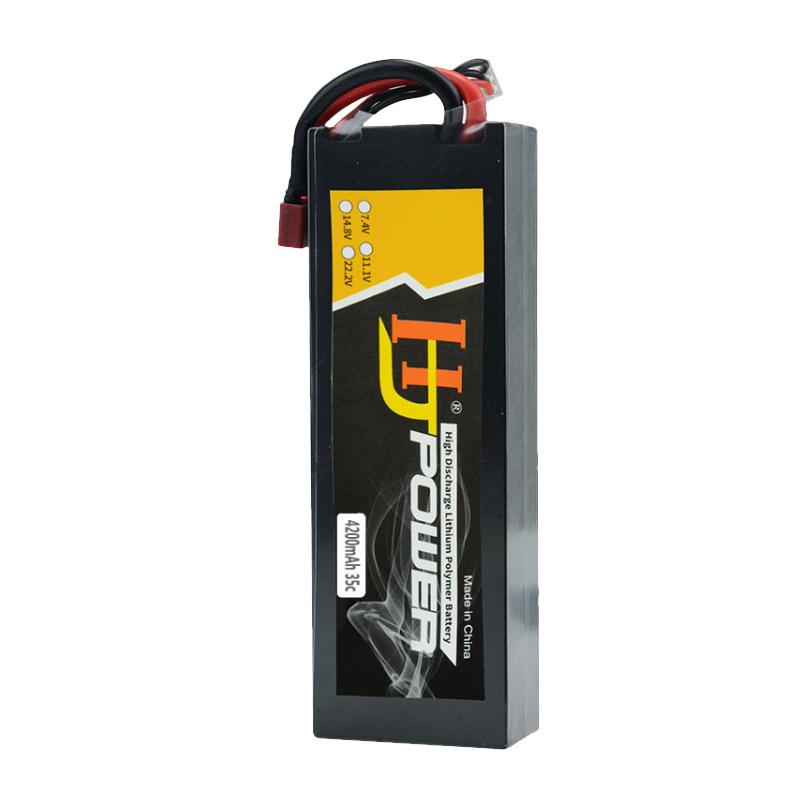 RC-Auto-Hartschalen-Lithium-Akku 2S 7,4 V 4200 mAh 35C für ferngesteuerte Offroad-Trucks und Kletterfahrzeuge - Image 2