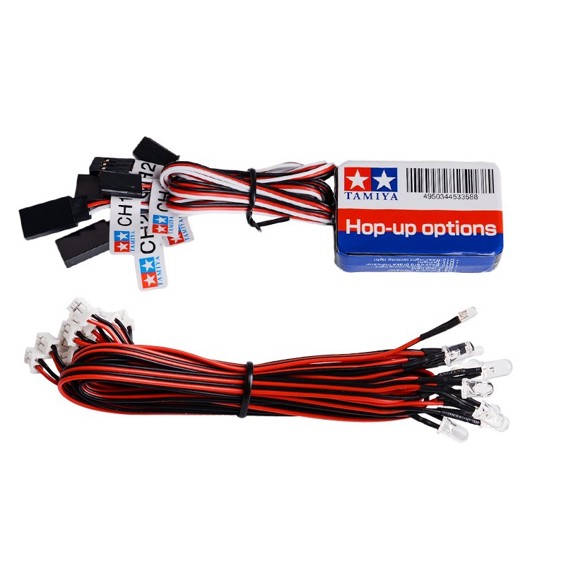 RC 12 Lights Flash Light Set LED Intelligent Model Linkage Light Remote Control Car Simulation TAMIYA - Image 5