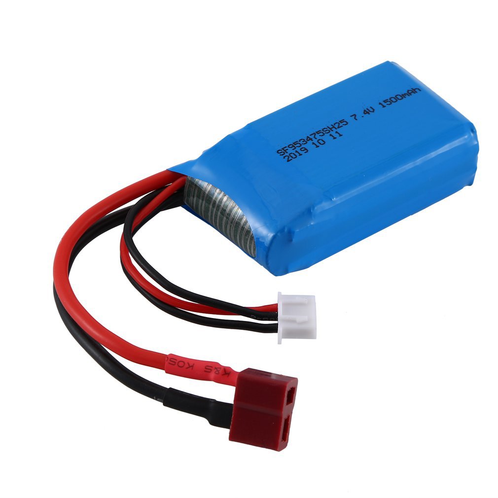 7.4V 1500mAh LiPo Battery for Weili A959 A969B A979B 144001 RC Car SM Plug - Image 4