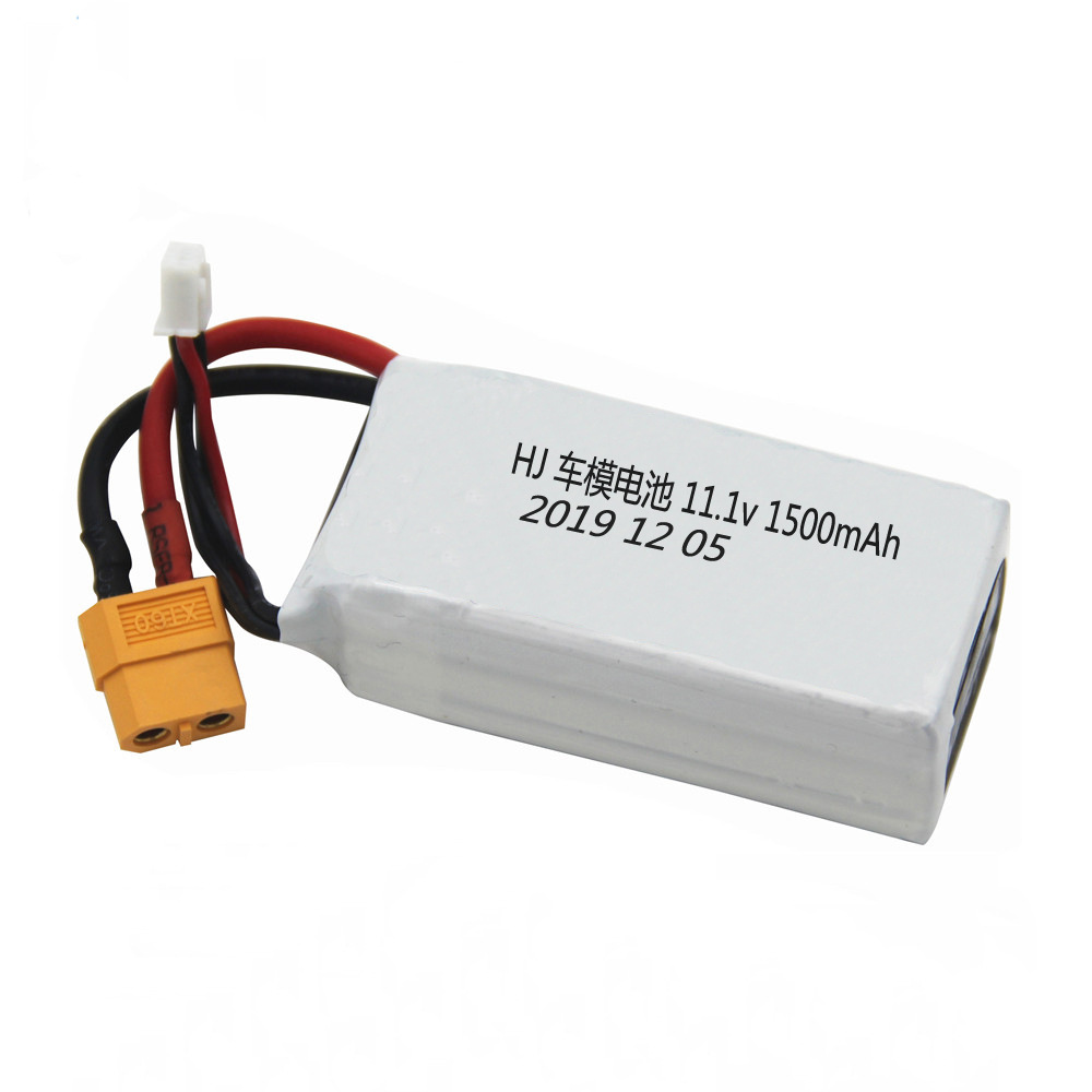 HJ Model 11.1V 1500mAh Lithium-Batterie für RC-Fernsteuerungsfahrzeuge, Festflügler sowie Weili V950 FPV-Kreuzmaschine - Image 2