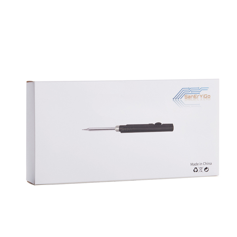SH72 Portable Electric Soldering Iron 65W Constant Temperature Adjustable DC5525 Interface 12 24V with Power Adapter - Image 5