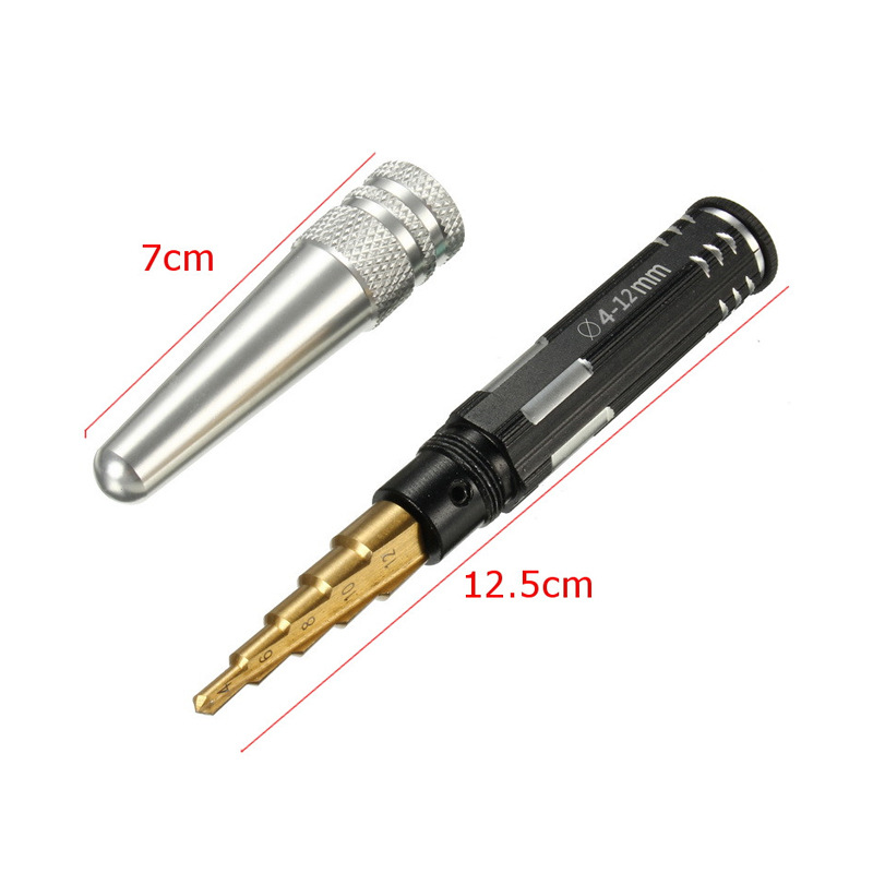 RC Model Special Tool Reamer High Speed Steel Multi Stage Titanium Hole Opener 4 12MM Drilling Tool - Image 2