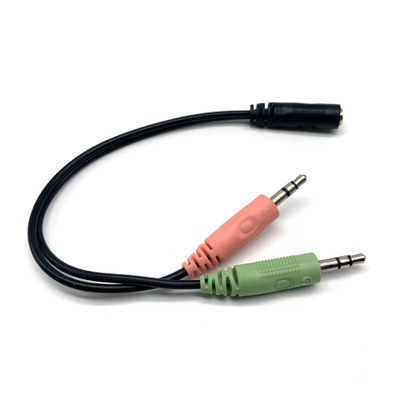 35mm Stereo Female to Dual 35mm Stereo Male Audio Signal Adapter Cable Splitter - Image 2