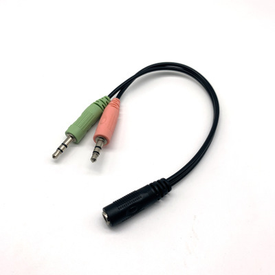 35mm Stereo Female to Dual 35mm Stereo Male Audio Signal Adapter Cable Splitter - Image 3