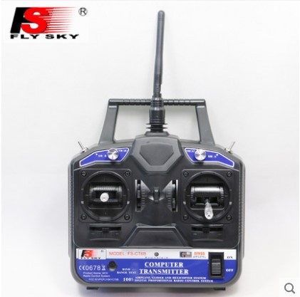 Flysky FS CT6B 6 Channel RC Transmitter with R6B Receiver for Helicopter Fixed Wing Glider - Image 2