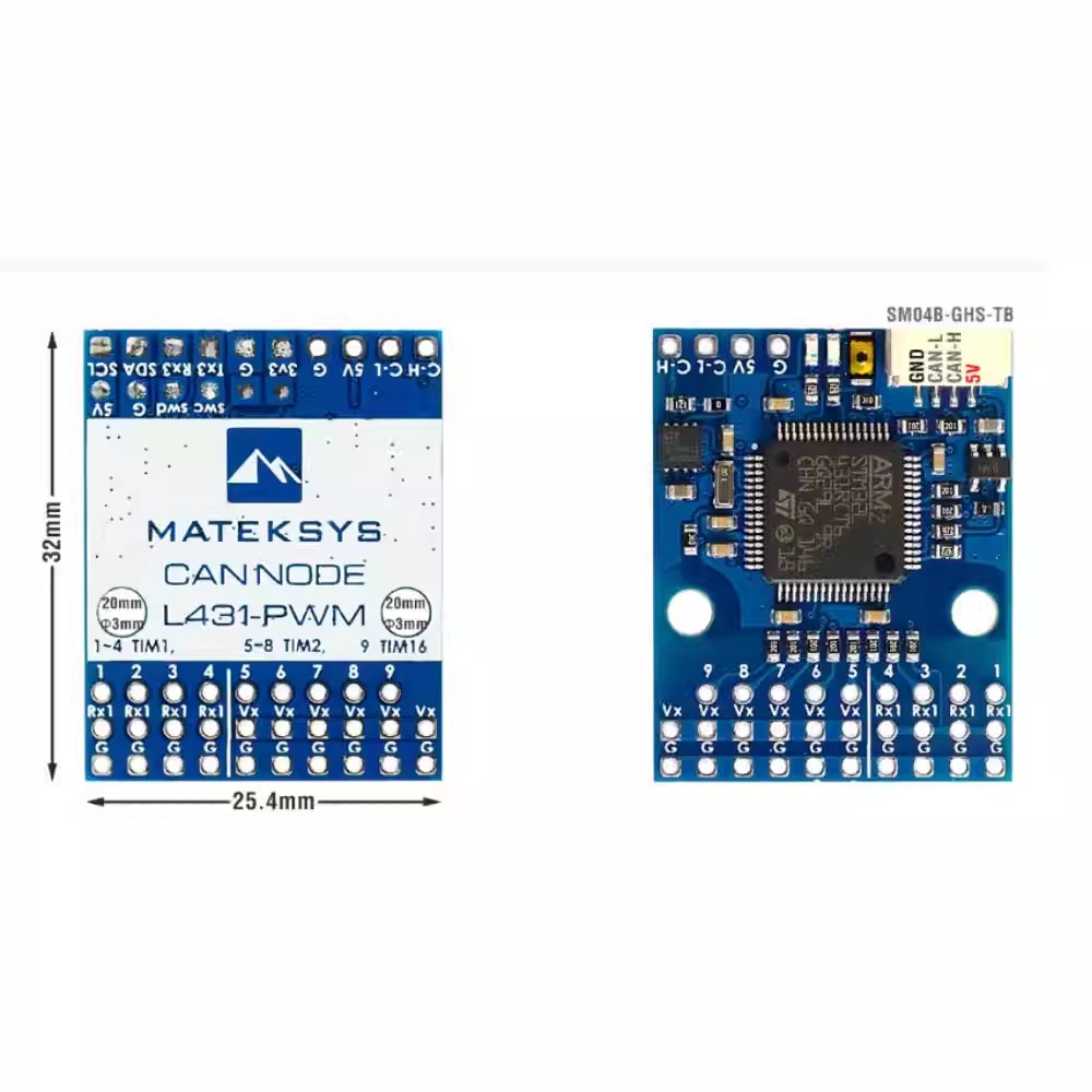 Перетворювач Matek CAN L4 PWM – адаптер DroneCAN на PWM AL693193096654 - Image 2