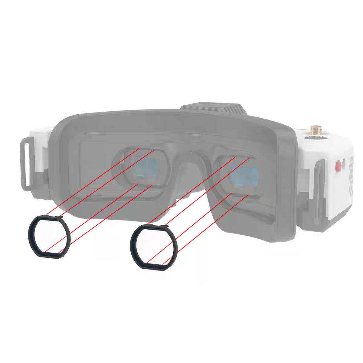 Hdzero Goggles2 FPV Glasses HD Digital Simulation Racing Competition HDZ3520 - Image 3