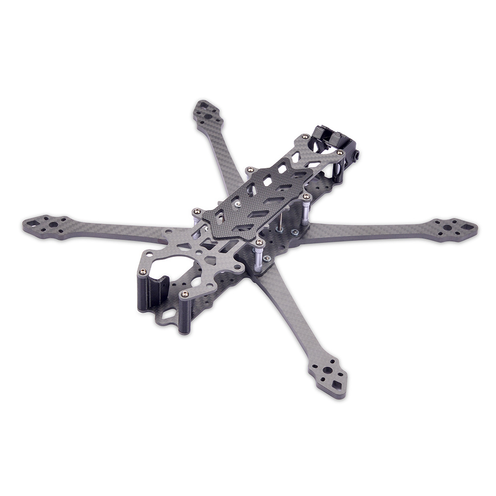 UAV Traversing Machine FPV Frame 7 inch Carbon Fiber 303mm Four Axis Frame 5mm Arm - Image 2