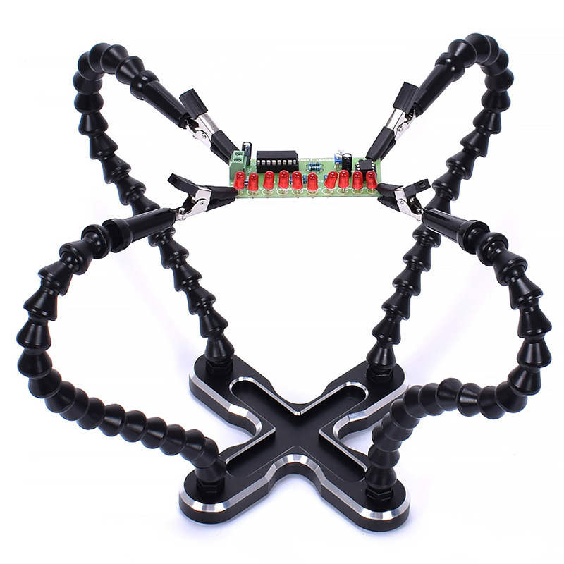 Four Jaw Multifunctional Aluminum Alloy Welding Station Auxiliary Workbench Universal Arm Cross Electronic Maintenance - Image 3