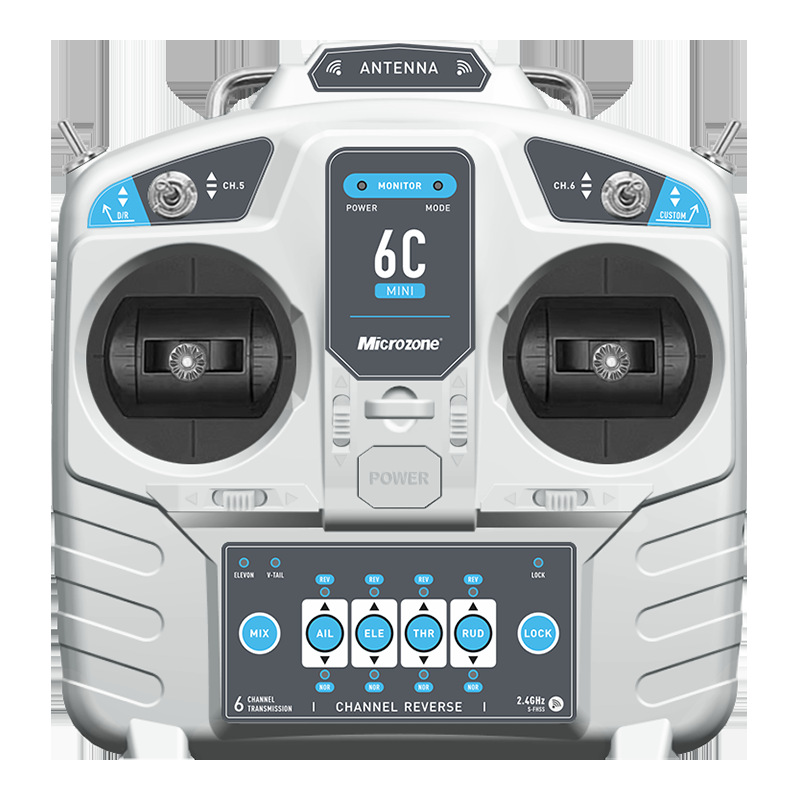 MC6C Remote Control Transmitter Receiver Set 24G 6 Channel for RC Car Boat Fixed Wing - Image 5