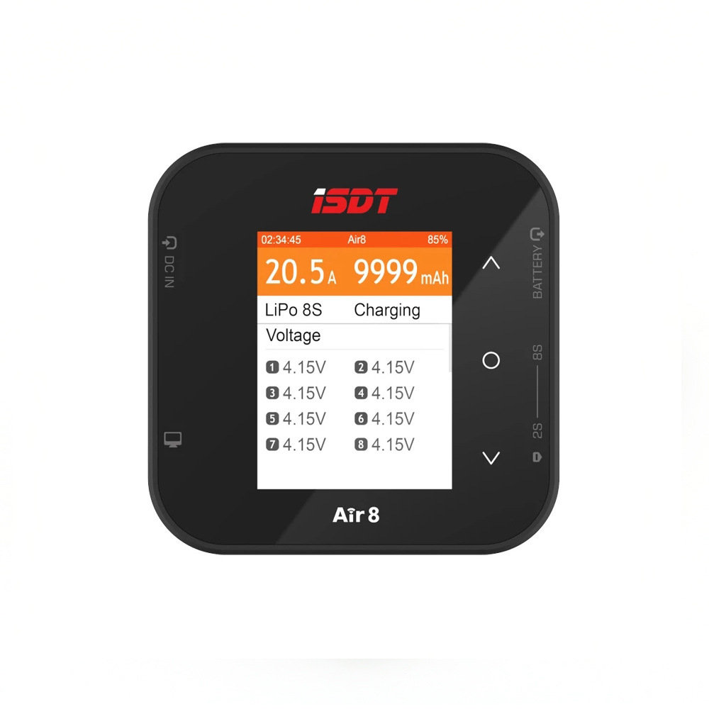 Зарядное устройство ISDT Ester Air 8 на 500 Вт для литиевых аккумуляторов RC, 1S–8S - Image 3
