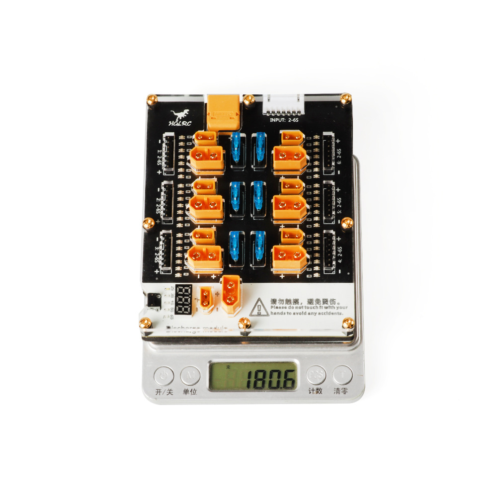 HGLRC Thor Charging Board with Short Circuit Protection Discharge Function 2-6S FPV - Image 4