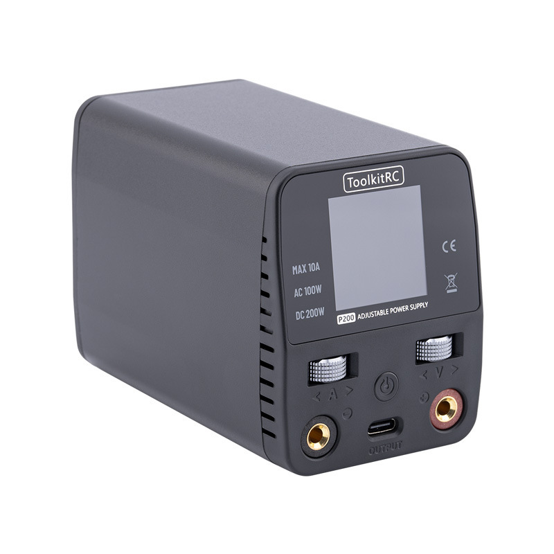 ToolkitRC P200v2 Mini Desktop Adjustable Power Supply AC100W DC200W Input DC 7-28V - Image 2