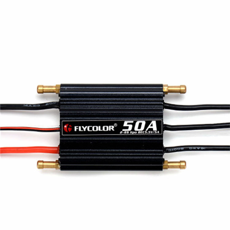 Remote Control Ship Model Water Cooled Brushless Waterproof ESC 50A 70A 90A 120A 150A Electronic Governor 2-6S - Image 2