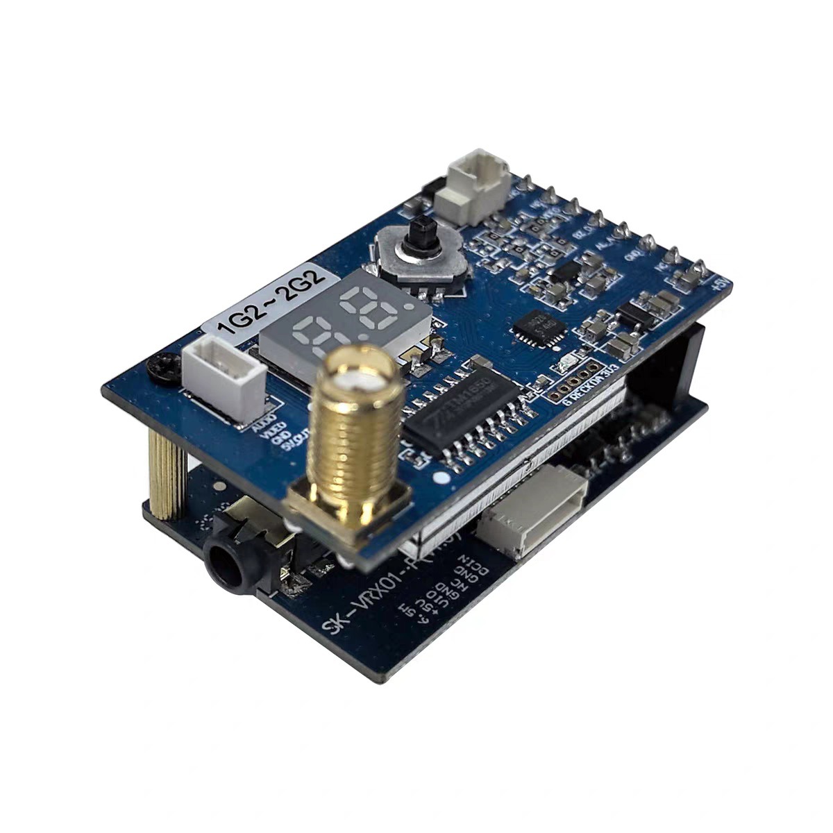 SK VRX01 1.2G 1.3G 1.7G 2.2G VRX Video Transmission Receiver 80CH Signal Alarm Ultra-Wide Frequency - Image 2
