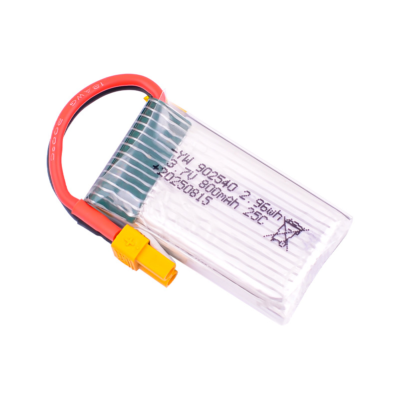 Programming UAV Lithium Battery 3.7V 800mAh 25C for Model Aircraft Quadcopter 902540 High Rate - Image 4