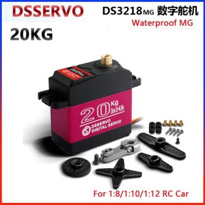 DS3218 – سيرفو رقمي مقاوم للماء بعزم دوران 20 كجم للسيارات المتسلقة RC، طراز DS3218PRO