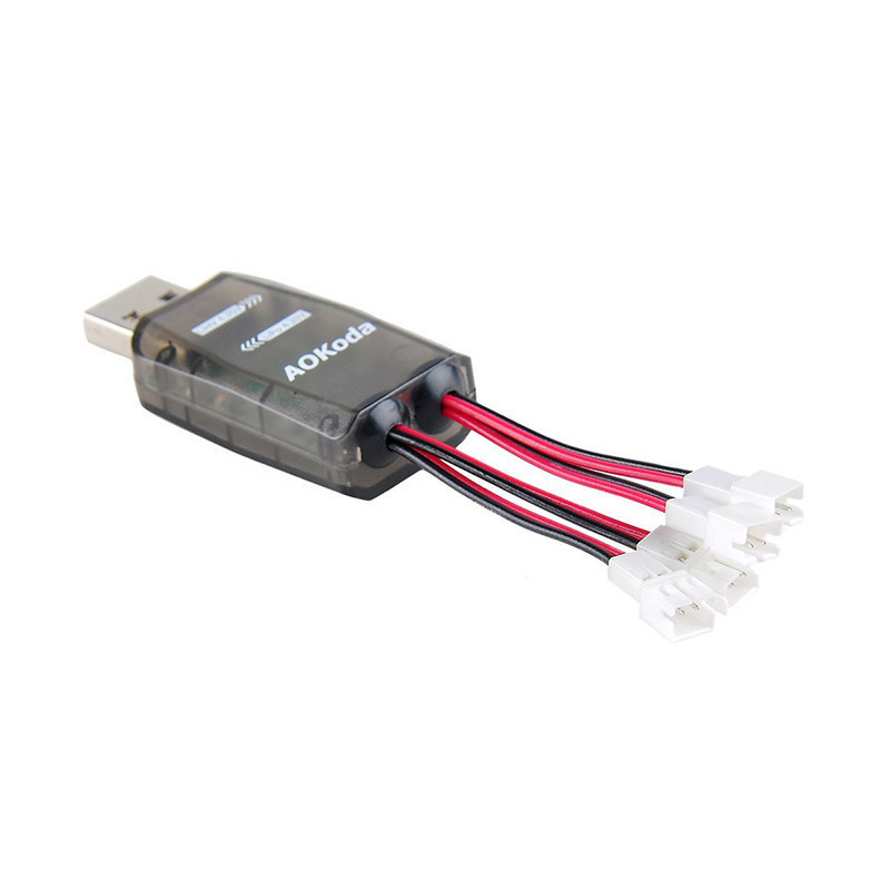 AOKoda CX405 1S Lithium Battery Charger USB Ph20 Socket 435V High Voltage Four Channels - Image 2