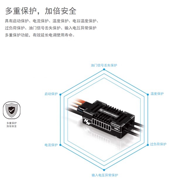 Haoying Platinum V5 HV ESC 150A 180A 260A for Helicopter 6-14S LiPo - Image 2