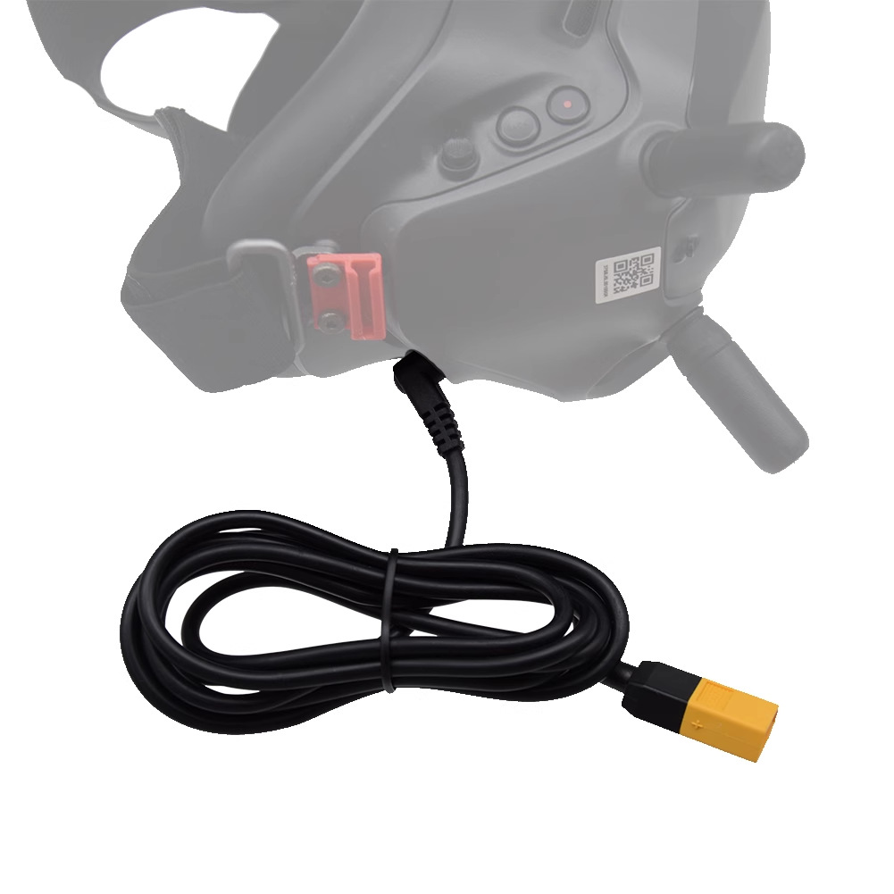 Skyzone DC5.5 to XT60 Male Connector FPV Goggles Power Cable V2 - Image 3
