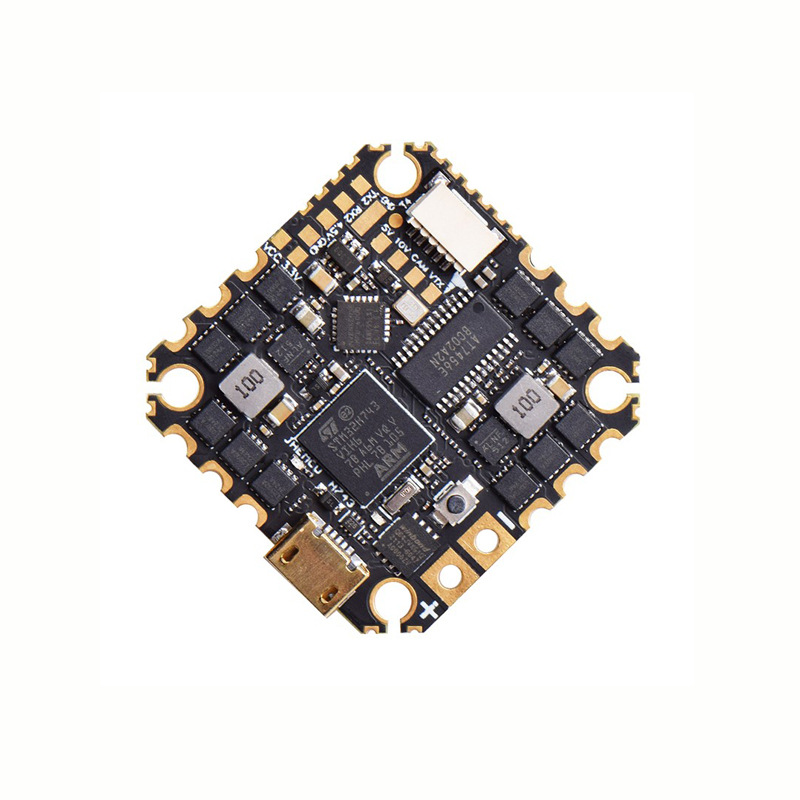 JHEMCU GH743AIO H7 3 6S AIO Brushless Flight Control 40A BEC Dual Way for Toothpick Crossing Machine - Image 3