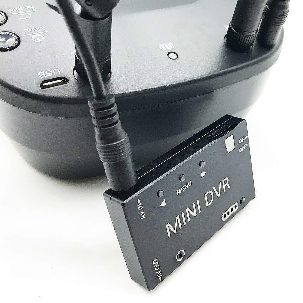 Kompakter Mini-DVR-Videorekorder mit USB-Anschluss – Orange/Schwarz für FPV-Brillen und Drohnensysteme - Image 3