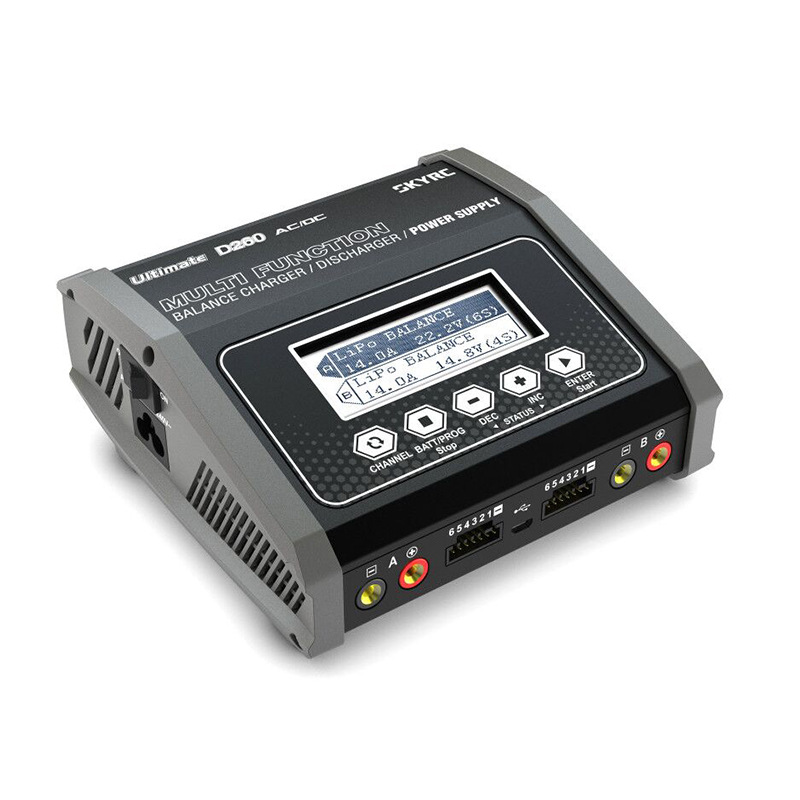 SKYRC D260 Dual Channel Smart Balance Charger Discharger AC DC 260W 14A for 1S 6S LiPo Batteries - Image 5