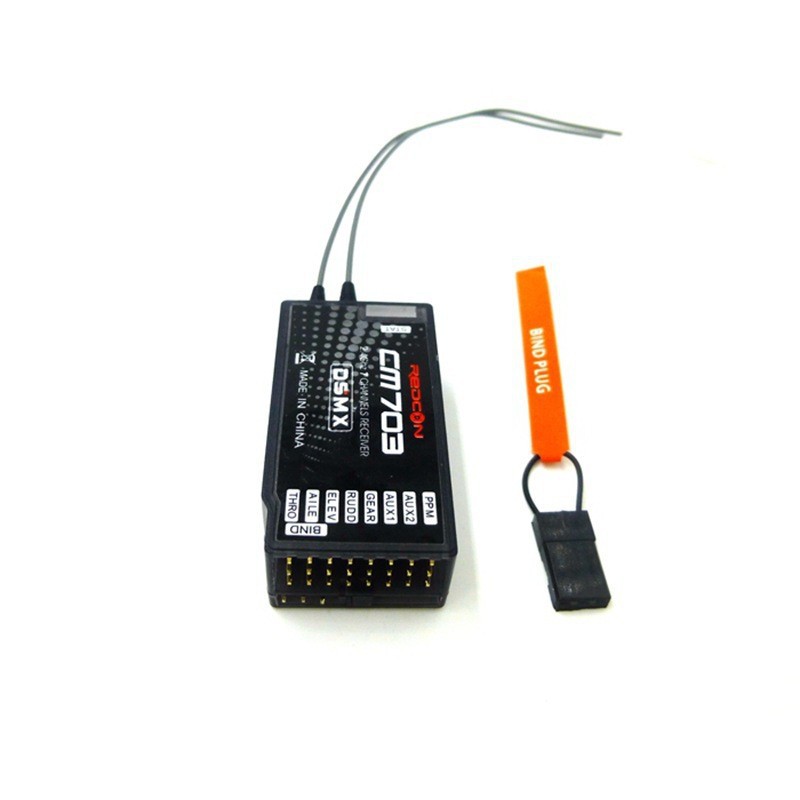 CM703 Receiver 7 Channel DSM2 DSMX PPM PWM Output Compatible DX6I DSX7 DX8 - Image 2