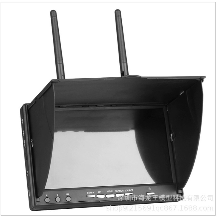 LCD 5802D FPV Monitor 5.8G Integrated 7 inch Handheld Screen Aerial Display Dual Receiving - Image 5
