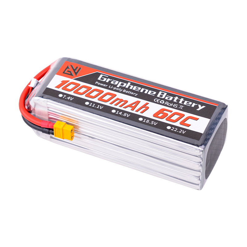 GW Battery 22.2V 6S 10000mAh 60C High Rate LiPo for FPV Drones RC Vehicles - Image 3