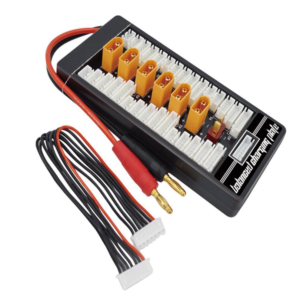 FPV Drone Lipo Battery Balance Charger Adapter Board XT60 Banana Plug Parallel Charging - Image 2