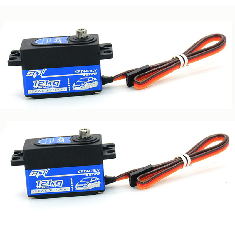 SPT4412LV 12KG High Torque Short Body Steering Gear for 1 10 Remote Control Drift RV Fixed Wing Robot Model - Image 5