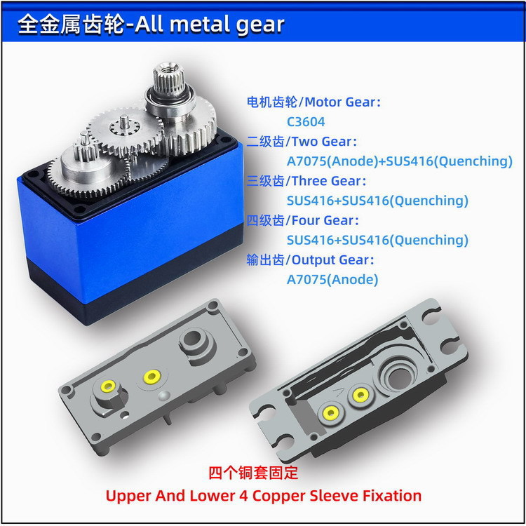 SPT5325LV-360 Continuous Turning High Torque Double Axis Actuator Linear Change Robot School Student Competition - Image 2