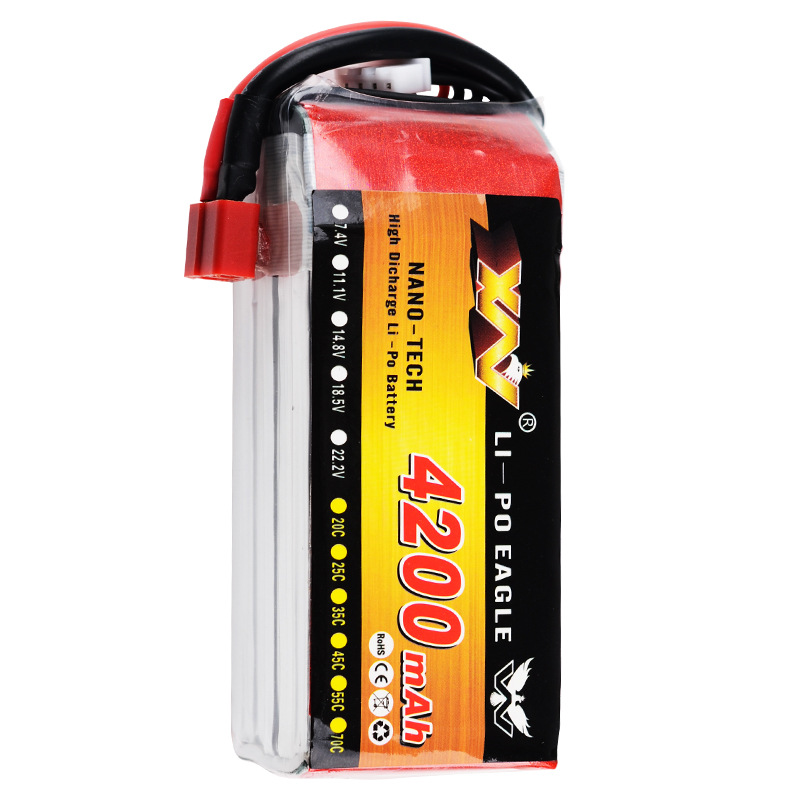 FPV-LiPo-Akku 4S 14,8 V 4200 mAh 25C – hohe Kapazität für Segelflugzeuge und Multikopter - Image 2