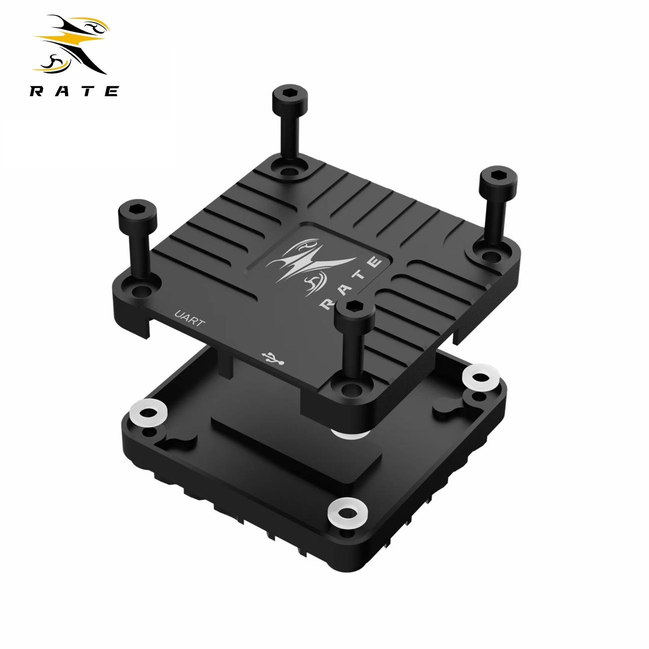 غلاف عدسة واسعة الزاوية من الألومنيوم CNC خفيف الوزن من Ruisu Rate لطائرة DJI O4 FPV - Image 4