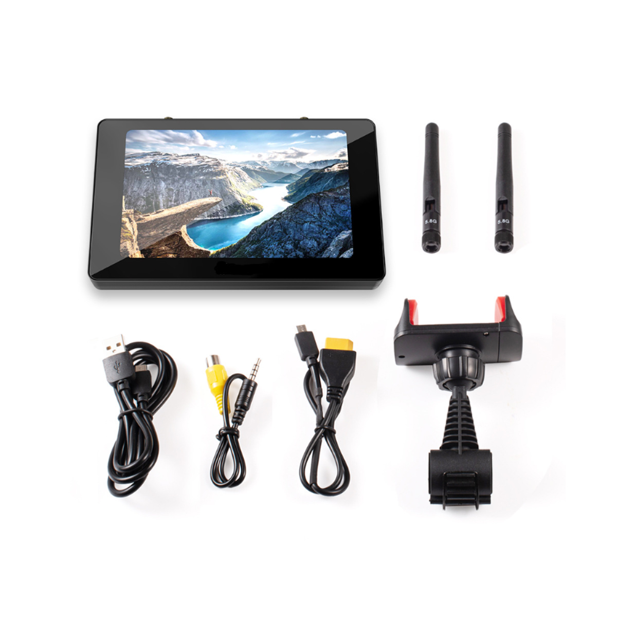 شاشة Eachine Moneagle بحجم 5 بوصات لـ FPV مع مستقبل تنوعي للمراقبة في الهواء الطلق - Image 5