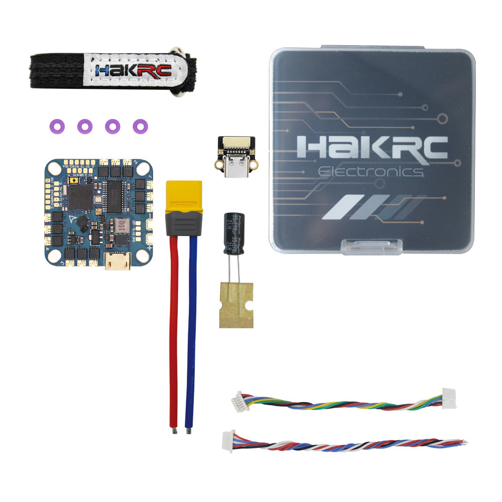 HAKRC 20A Toothpick F411 2-4S AIO Brushless Flight Control FPV Racing Black Box - Image 5