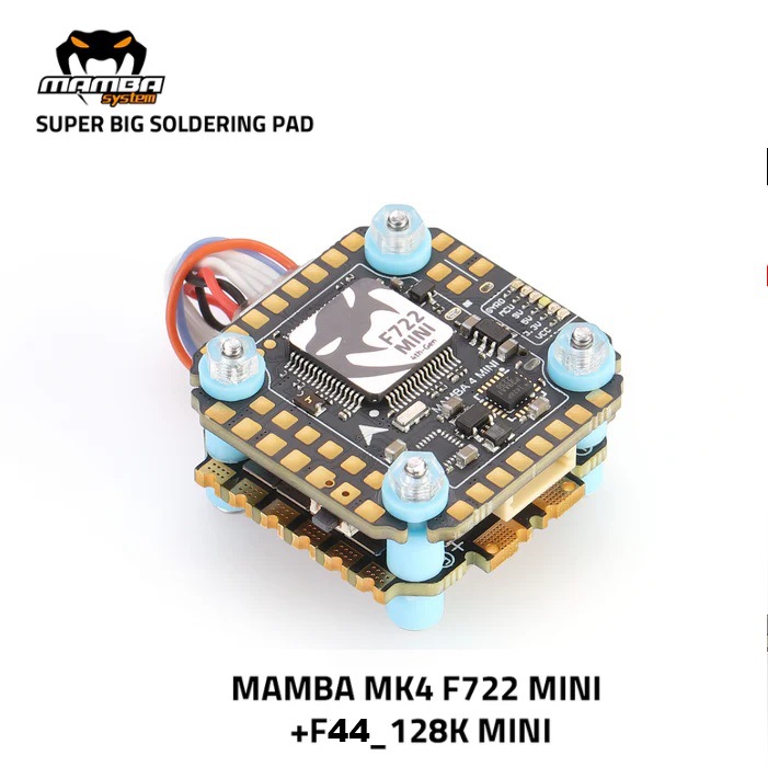 MAMBA MK4 F722 MINI Flying Tower 40A 44A 66A 128K FPV ESC Stack - Image 3