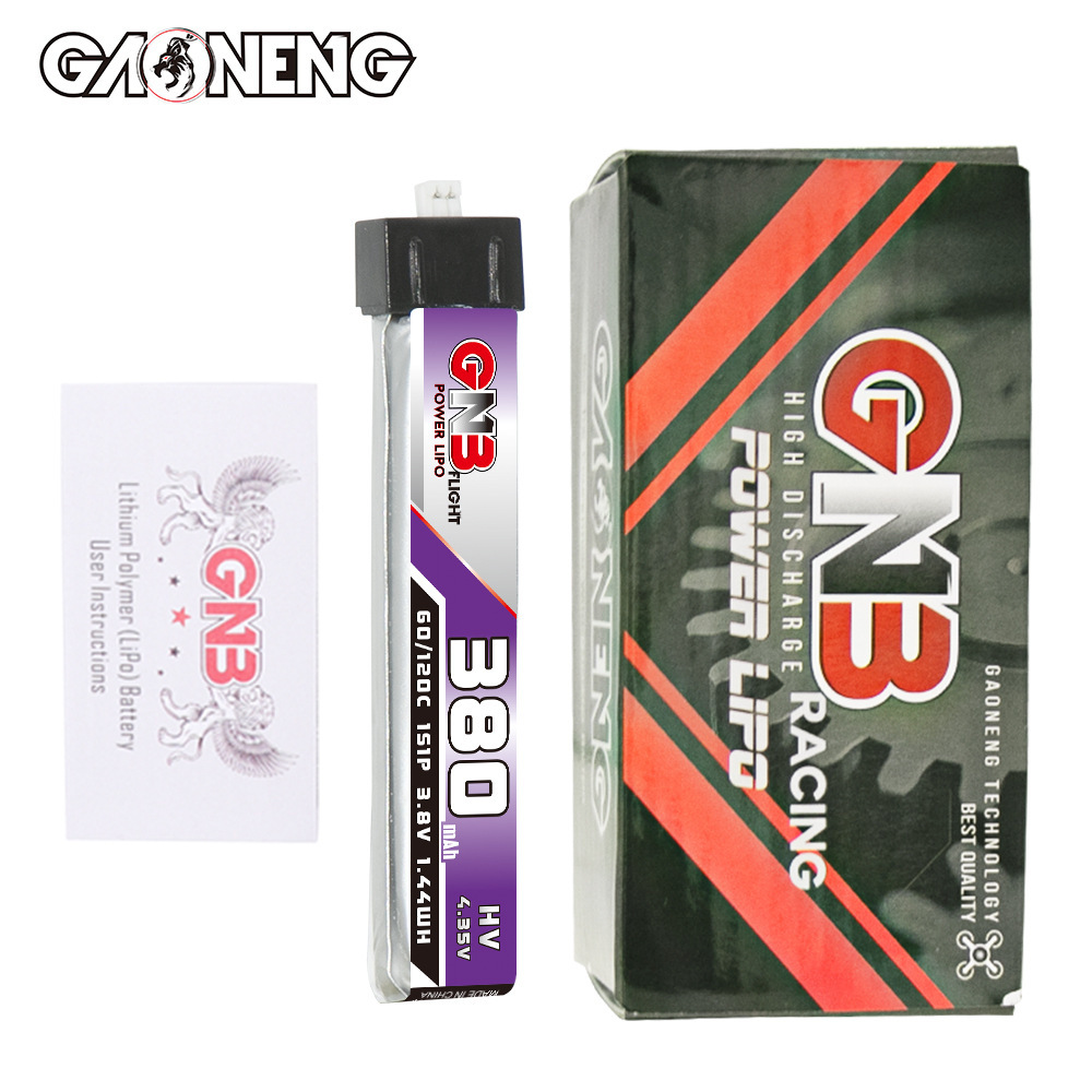GNB High Energy 380mAh 1S 3 8V 60C HV Mini FPV Lipo Battery for Drone - Image 4