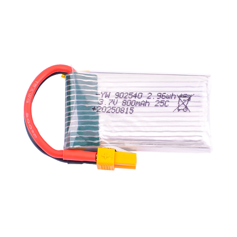 Programming UAV Lithium Battery 3.7V 800mAh 25C for Model Aircraft Quadcopter 902540 High Rate - Image 3