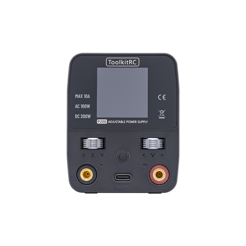 ToolkitRC P200 V2 200W 10A High Power Charger Desktop Power Supply 65W Fast Charging - Image 5