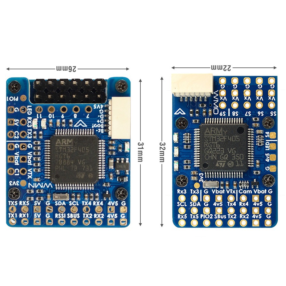 Matek F405 WMO Flight Controller Ardupilot Inav Barometer Black Box OSD 2-6S for FPV Drones - Image 4