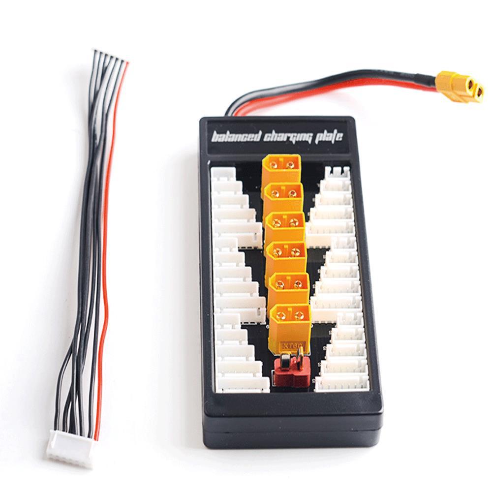 FPV Drone Lipo Battery Balance Charger Adapter Board XT60 Banana Plug Parallel Charging - Image 3