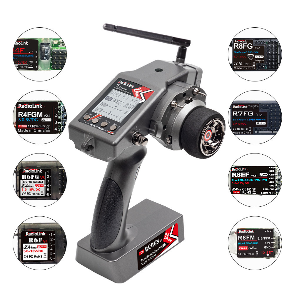Ledi RC6GS V3 7 Channel Gun Control Remote Control RC Car Boat Crawler Robot Hybrid - Image 5